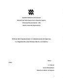 El Desarrollo Organizacional y La administración de Empresas