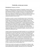 Feminicidio- Columna de opinión