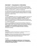 Computación e Informática