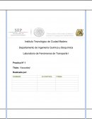 Practica N° 1 Título: Viscosidad