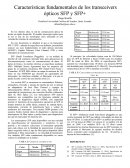 Características fundamentales de los transceivers ópticos SFP y SFP+
