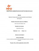 MEDIOS TECNOLOGICOS INNOVADORES EN ENTORNOS VIRTUALES