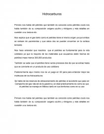 Ensayo sobre Hidrocarburos. Página 1