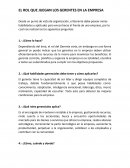 EL ROL QUE JUEGAN LOS GERENTES EN LA EMPRESA