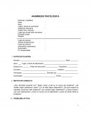 Anamnesis-Psicologica