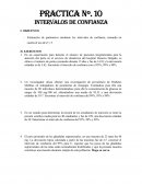 PRACTICA Nº 10 Intervalos de confianza
