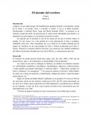 El dormir del cerebro