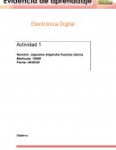 Evidencia de Aprendizaje. Electrónica Digital