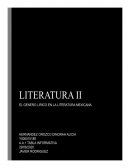 EL GENERO LIRICO EN LA LITERATURA MEXICANA