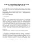 PAPER EXTRACCION DE ACEITE DE OLIVO