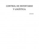 Control inventario y logística