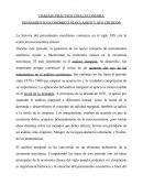 PENSAMIENTO ECONOMICO NEOCLASICO Y SUS CRITICOS