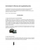 Efectos de la globalizacion