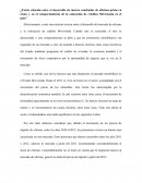 ¿Existe relación entre el desarrollo de metros cuadrados de oficinas prime en Lima y en el comportamiento de la colocación de créditos Mivivienda en el país?