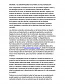 INFORME: “EL ROMANTICISMO EN ESPAÑA: LA ÉPOCA ISABELINA”