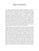 SER DOCENTE