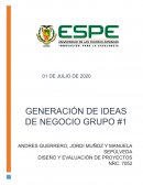 Generacion de ideas de negocios