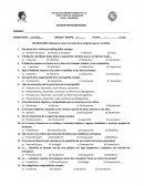 EXAMEN EXTRAORDINARIO DE ESPAÑOL PRIMER GRADO