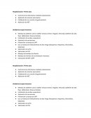 Actividades de enfermeria. Hospitalización: Primer piso