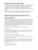Selección de Mercados