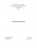 ANTEPROYECTO DE CIENCIAS