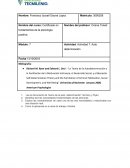 Identificación de Necesidades fundamentales de las personas