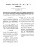 NONORTHOGONAL MULTIPLE ACCES