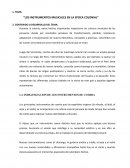 INSTRUMENTOS MUSICALES DE LA ÉPOCA DE LA COLONIAL