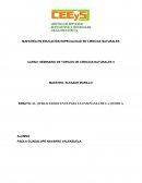 EL QUEHACER DOCENTE PARA LA ENSEÑANZA DE LA QUÍMICA