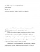 UNIDAD DE APRENDIZAJE: ADMINISTRACIÓN CONTEMPORÁNEA