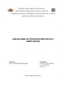 Análisis sobre las técnicas de dirección en el ámbito militar