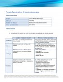 Formato Características de las ciencias sociales