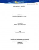 Análisis sobre segmentación de mercado