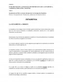 ESTADÍSTICA LA ESTADÍSTICA- ORIGEN