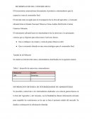 DETERMINACION DEL UNIVERSO META