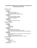 ¿Qué aspectos debemos tener en cuenta para la construcción de nuestro proyecto de vida?