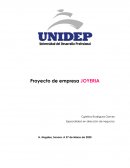 Proyecto de empresa JOYERIA