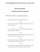 Cuestionario UTPL Historia del Español