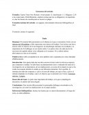 Estructura del artículo