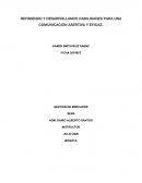 HABILIDADES PARA UNA COMUNICACIÓN ASERTIVA Y EFICAZ