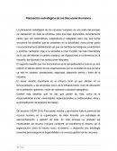 Planeación estratégica RRHH