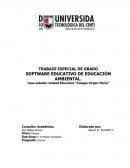 SOFTWARE EDUCATIVO DE EDUCACIÓN AMBIENTAL