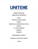 DESAFÍOS DE LA ADMINISTRACIÓN DE RR.HH