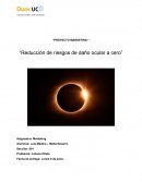 Proyecto marketing. Reducción de riesgos de daño ocular a cero