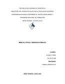 ÉTICA Y SERVICIO PÚBLICO