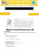 Máximo Común Diviso