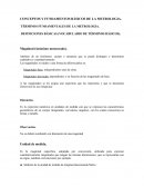 TÉRMINOS FUNDAMENTALES DE LA METROLOGIA. DEFINICIONES BÁSICAS (VOCABULARIO DE TÉRMINOS BÁSICOS)