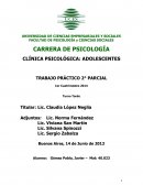 CLÍNICA PSICOLÓGICA: ADOLESCENTES