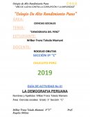 DEMOGRAFÍA DEL PERÚ