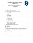 GOBIERNO DE LA ORGANIZACIÓN Y LIDERAZGO